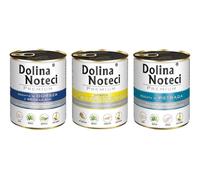 DOLINA NOTECI Premium Mix de saveurs Riche en poulet, en morue avec des brocolis et en truite 30x800g