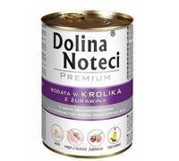 DOLINA NOTECI Premium - Riche en lapin à la canneberge pour chiens adultes - 400g