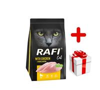 DOLINA NOTECI Rafi Cat nourriture sèche pour chat au poulet 1,5kg+Surprise