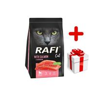 DOLINA NOTECI Rafi Cat nourriture stérilisée pour chat au saumon 1,5 kg+Surprise