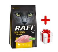 Dolina Noteci Rafi Croquettes pour chat au poulet 7kg+Surprise
