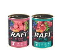 DOLINA NOTECI RAFI Junior mélange de saveurs (veau, agneau) 36x400g nourriture humide pour chiots