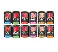 Dolina Noteci Rafi pour chien mélange de saveurs 12x400g