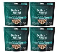 DOLINA NOTECI Training Treats Gâteries d'entraînement pour soins de la peau et du pelage pour chiens 4x130g