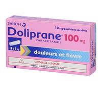 Doliprane® 100 mg Suppositoire(S) 10 pc(s)