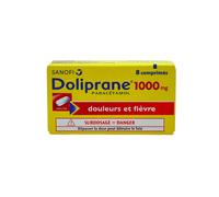Doliprane 1000mg boite de 8 comprimés