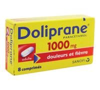 Doliprane 1000mg Paracétamol 8 Comprimés