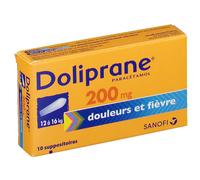 Doliprane® 200 mg Suppositoire(S) 10 pc(s)