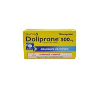 Doliprane 500mg boite de 16 comprimés