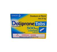 Doliprane Tabs 500mg boite de 16 comprimés pelliculés