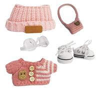 Doll Clothes Accessories Set, Handmade Fashion Outfit Pack, Toy Dress Up Collection for Pretend Play, Stylish Dollwear Pieces, for Kids, Girls, Boys, Collectors, Display, Imaginative, Creative