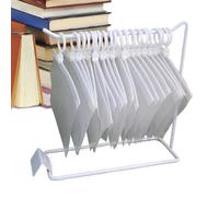 Doll Clothes Rack, Baby Doll Clothes Rack, Costume Organizer Stand, Compact Toy Storage Solution, Sturdy Display Holder, 8.46×2.75×7.87in, Ideal for Role Playing Game Boy Room