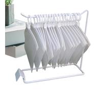 Doll Clothes Rack, Miniature Costume Stand, Tiny Wardrobe Organizer, Display Holder, Role Playing Game, Toy Accessory Set for Girls Bedroom, Decoration, 8.46×2.75×7.87in