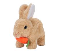 Doll de Lapin de Conception électrique Idéal pour Le Jeu de la parentalité pour Le Jeu - Jouet de Lapin Réaliste, Famille (Yellow)