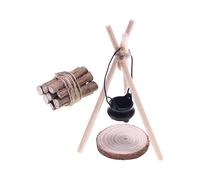 Doll House Campfire - Flame Faite à la Main, Mini feu de, Look réel | Fake Fire Decoration Access