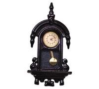 Doll House Clock Decor, Realistic Clock Furniture, 1.18x2.17 inches Exquisite Doll House Accessories for Creative Pretend Play, Detailed Scale Model Decor for Children, Teens, and Collectors