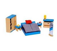 Gollnest & Kiesel – Meubles chambre à coucher pour maison de poupée 51906 – 16 pièces