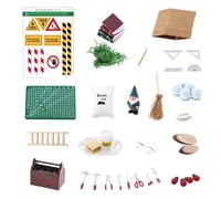 Doll House Miniatures Items GNOME Fairy Garden Decor Constructi Accesories | Doll House Construction Materials for Flower Pot Planter Art Projcts Adults Girls Boys Kids