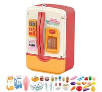 Doll-house Refrigerator - Miniature Kitchen Toys Simulation Refrigerator, 39pcs Mini Toy Fridge And Pretend Play House Doll-house Toys Frige Toy Set For Kids