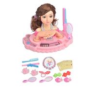 Doll Styling Head - Fitend Play Beauty Kit avec Accessoires pour Filles | Ensemble De Jouets Maquillage sans Toxique | Pratiquez La Tête De pour l'anniversaire, Noël, La Journée des