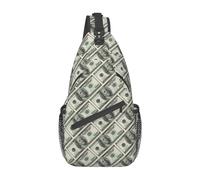 Dollars Money-5 Sac Petite Poitrine Motifs monétaires, Pratique pour Voyage, Sport.