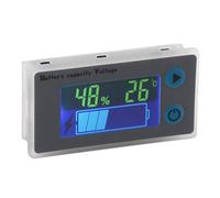 DollaTek 12V voltmetre Moniteur de capacité de batterie 10-100V Jauge de niveau de batterie de tension programmable voltmètre