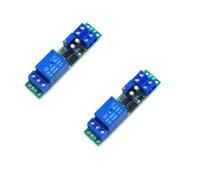 DollaTek 2 pièces DC 12 V module de relais de temporisation pour voiture automatique avec commutateur de retard, déclencheur de signal optocoupleur, temporisation réglable