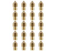 DollaTek 20 PCS M6 3mm 0.2mm 0.3mm 0.4mm 0.5mm 3D Imprimante Extrudeuse Laiton Tête D'impression pour MK8 Makerbot