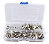 DollaTek 200 PCS 10Value 32.768 KHz ~ 48MHz Bricolage Quartz Cristal Oscillateur Assortiment Ensemble Assortiment avec boîte en Plastique
