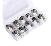 DollaTek 200PCS 10Value (1N4001 1N4002 1N4003 1N4004 1N4005 1N4006 1N4007 1N5817 1N5818 1N5819) Ensemble Assorti de diode de kit + boîte en Plastique