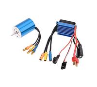 DollaTek 2435 4800KV 4P Moteur brushless sans capteur avec ESC sans balais 25A Controller régulateur de Vitesse électrique pour Camion de Voiture RC 1/16 1/18