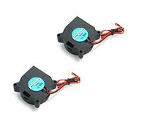 DollaTek 2Pcs 3D imprimante ventilateur de refroidissement DC 12V pour radiateurs refroidisseur noir