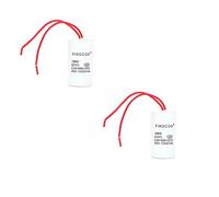DollaTek 2Pcs CBB60 AC 450V 12UF Condensateur de Fonctionnement du Moteur de Cylindre conducteur 2 Fils