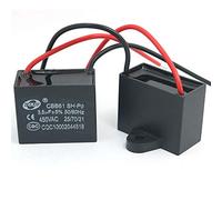 DollaTek 2Pcs CBB61 3.5uF 450V AC 50 / 60Hz Ventilateur Moteur En Courant Condensateur