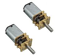 DollaTek 2Pcs DC 3V 35RPM 3mm Axe Mini Engrenage En Métal Moteur GA12-N20