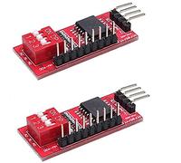 DollaTek 2Pcs PCF8574 PCF8574T I/O pour l'interface d'interface de Port I2C IIC Prise en Charge de la Carte d'extension de Module étendu en Cascade Niveau Haut-Bas