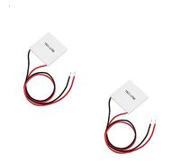 DollaTek 2Pcs TEC1-12705 40x40MM Plaque de Réfrigération Peltier pour Refroidisseur Thermoélectrique