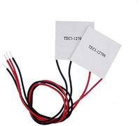 DollaTek 2Pcs TEC1-12706 Plaque de réfrigération thermoélectrique refroidisseur à effet Peltier 40x40MM