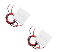 DollaTek 2Pcs TEC1-12715 Plaque de Réfrigération Peltier pour Refroidisseur Thermoélectrique 40x40MM