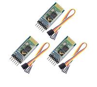 DollaTek 3 pièces Module émetteur-récepteur Bluetooth sans Fil Esclave et ma?tre avec 6 Cables pour Arduino