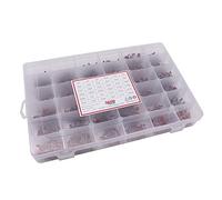 DollaTek 3600 pièces 36 valeurs chaque 100 pièces 1pF - 100nF Kit de condensateurs en céramique disque 50V assortiment avec boîte de rangement