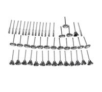 DollaTek 45 pcs Acier Fil Roue Stylo Coupe Brosses Polonais Accessoires Outil avec Queue