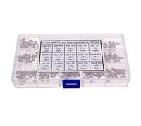 DollaTek 450 pièces 15 valeur ensemble de condensateurs monolithiques 50 v boîte d'assortiment multicouche 10pf à 100nf Kit de condensateur de composants électroniques
