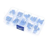 DollaTek 50PCS 10Value 500 ohm à 1M ohm 3296W Multiturn Trimmer Potentiomètre Assorted Kit Résistance Variable avec Plastci Box