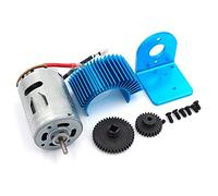 DollaTek 540 Moteur avec radiateur à montage sur moteur pièces de mise à niveau d'engrenage métallique pour Wltoys A959-B A979-B A969-B K929-B 1/18 voiture RC