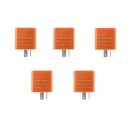 DollaTek 5Pcs 2-Pin Clignotant électronique Relais Clignotant Difficulté Moto Clignotant Hyper Flash
