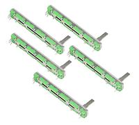 DollaTek 5Pcs 75MM B103 Potentiomètre à Glissière 10K Ohm Double Linéaire 10K Potentiomètre Électronique