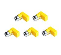 DollaTek 5Pcs DC Moteur 3-6V DC Geared TT Boîte de Vitesse magnétique Double Arbre 1:48