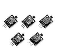 DollaTek 5Pcs Effet Hall KY-003 Module Capteur Magnétique DC 5V pour Arduino PIC AVR Smart Cars