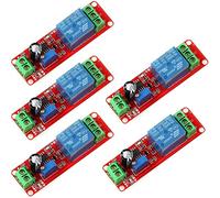 DollaTek 5Pcs NE555 12V CC Réglable 0-10 Seconde Retard Retard Relais Module de commutation Shield pour Arduino Raspberry Pi
